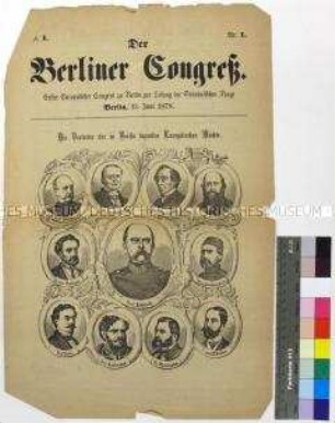 Sonderdruck zum Beginn des Berliner Kongresses