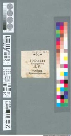Sodalis Congregationis B. V. Purificatae Tyronum Opificum