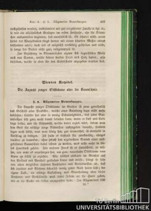 Viertes Kapitel Die Anzucht junger Obstbäume oder die Baumschule