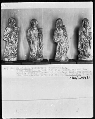 Die heiligen Maria Magdalena und Johannes und Apostel