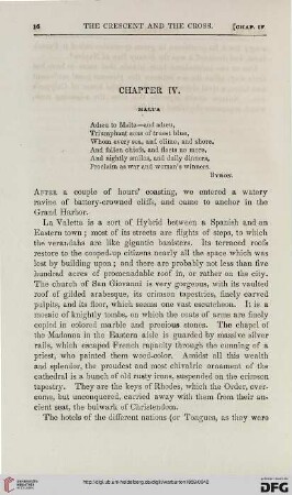 Chapter IV: Malta