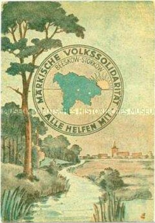 Postkarte der Märkischen Volkssolidarität
