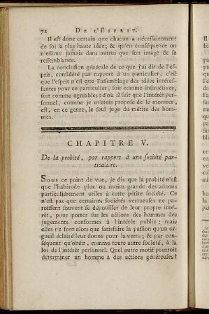 Chapitre V. - Chapitre VI.