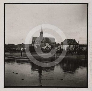 Dominsel Breslau mit Kreuzkirche