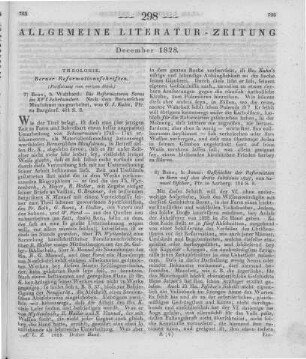 [Schriften in Bezug auf die Säcularfeier der Berner Reformation] Die Reformatoren Berns im 16. Jahrhundert. Bearbeitet von G. J. Kuhn. Bern: Walthard [1828]