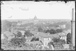 Potsdam- Stadt. Panorama, Blick vom Brauhausberg auf Potsdam.