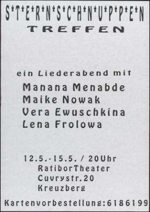 Sternschnuppen Treffen