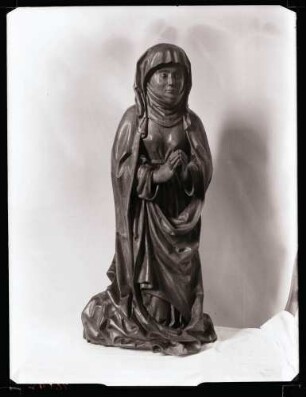 evangelische Stadtkirche; Plastik vom Hochaltar, Johannes der Täufer nach der Restaurierung