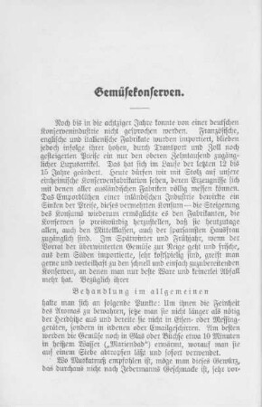 Gemüsekonserven.