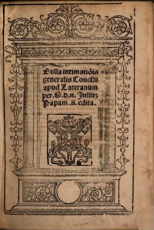 Bulla intimationis Concilii apud Lateranum