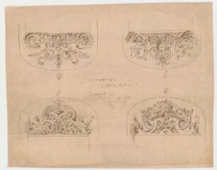 Thiersch, Friedrich von; München; Justizpalast - Ornamente (Perspektiven)