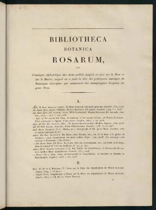 143-156, Bibliotheca Bontanica Rosarum