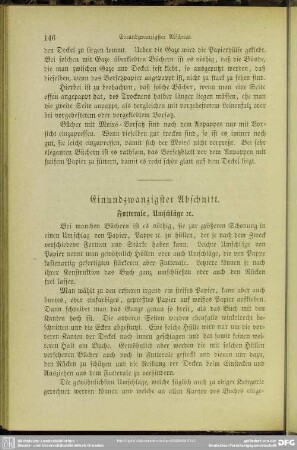 Einundzwanzigster Abschnitt. Futterale, Umschläge etc.