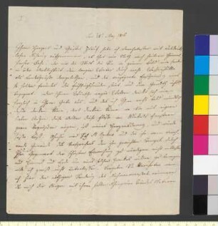 Brief von Brentano, Johanna Antonia Josepha an Goethe, Johann Wolfgang von