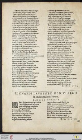 Richardi Laurentii Medici Regii