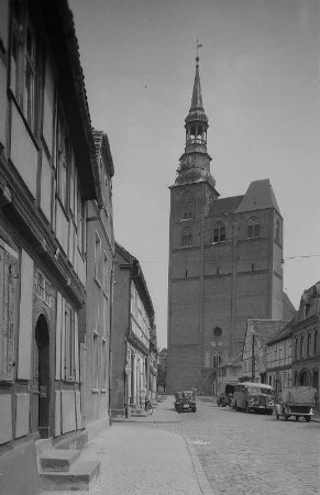 Tangermünde. St. Stephanskirche, Westfassade