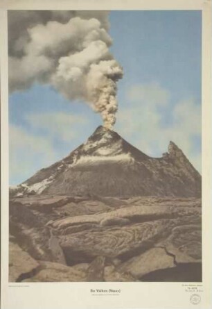 Ein Vulkan