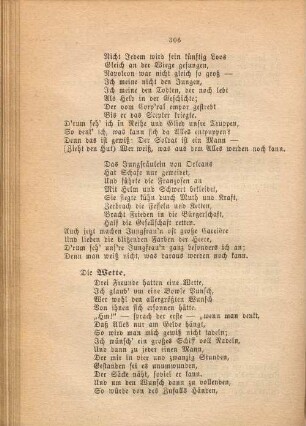 Die Wette.