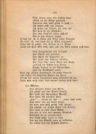 Die Wette.