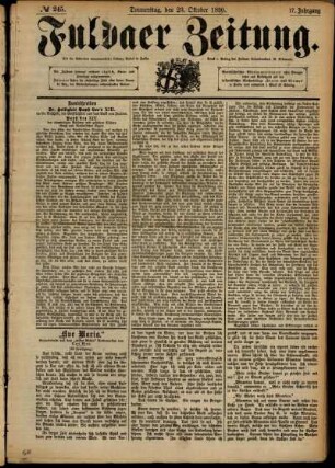 Ausgabe vom Donnerstag, den 23. Oktober 1890.