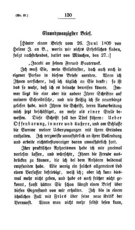 Einundzwanzigster Brief.