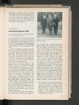 Das Eutiner Idyll von 1936