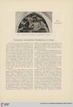 Neuentdeckte mittelalterliche Wandmalereien in Krakau
