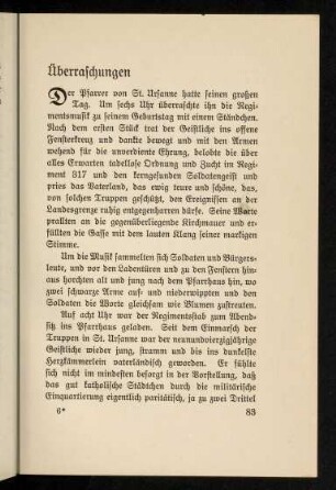 83-95, Überraschungen