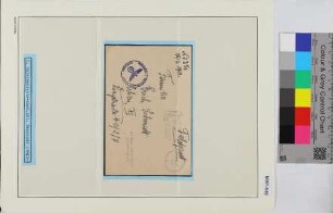 Privat-Feldpostbrief, Schiffsname/Landeinheit: 2. Unterseebootslehrdivision; Frankatur, Mi.-Nr.: [Keine]; Poststempel: Masch.-Stpl: Gotenhafen n 11 6 43 u. Werbetext; Nebenstempel: Kommando 2. Unterseebootslehrdivision