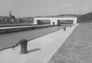 Doppelschleuse Besigheim/Neckar, fast fertig
