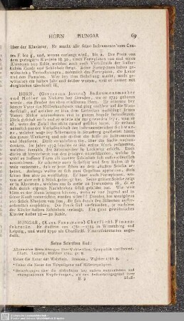 Hungar, Karl Ferdinand