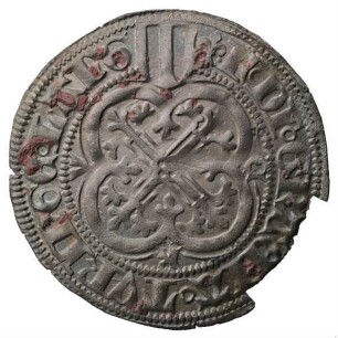 Münze, 1 Pfahlschildgroschen, 1444 - 1456