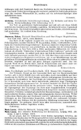 117-118, Maria Lorenz. Okkulte Botanik. 1922 / Maria Lorenz. Die okkulte Bedeutung der Edelsteine. 1922