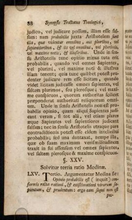 88-93, Solvitur tertia ratio Medinae