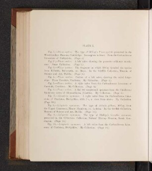 Plate I. - Plate XXV.
