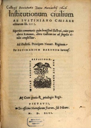 Institutionum Iustiniani lib. IV