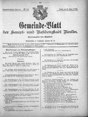 1898,13: No. 13, 27. März 1898