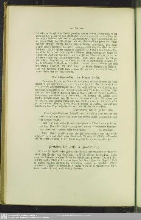 Professor Dr. Hasse in Friedrichsruh