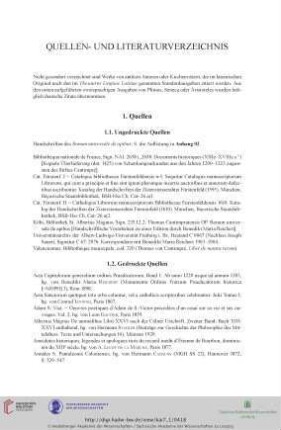 Quellen- und Literaturverzeichnis