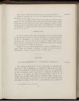 CCCCXL. Le roi Philippe IV à l'Infante Isabelle. 1r juin 1627. - Rapport de Don Augustin Mesia à Philippe IV. 8 juin 1627