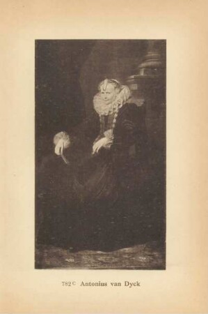 Antonius van Dyck. Bildnis einer vornehmen Genueserin. 782 C