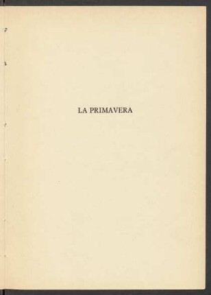 La Primavera