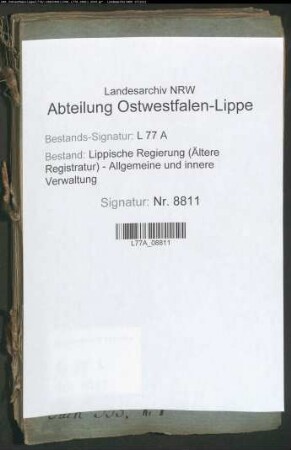 Landstraße von Lemgo nach Erder, Bd. 4