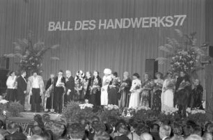 Ball des Handwerks 1977 im Großen Saal der Stadthalle
