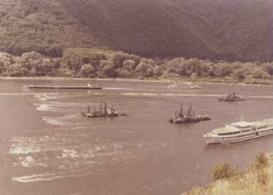 Rhein, Binger Loch vor dem Ausbau