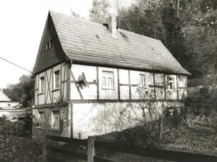 Cossebaude, Talstraße 33. Ehemaliger Zweiseithof (1801/1850). Wohnhaus