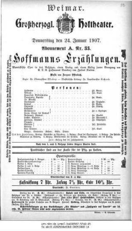 Hoffmanns Erzählungen