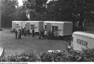 Konsumgenossenschaft. Fahrendes Kaufhaus, September/Oktober 1954