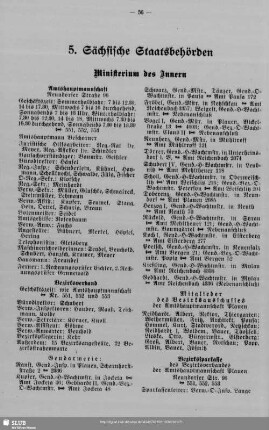 5. Sächsische Staatsbehörden