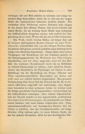 Michael Glykas : eine Skizze seiner Biographie und seiner litterarischen Thätigkeit nebst einem unedierten Gedichte und Briefe desselben